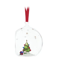 Holiday Cheers Tree and Gifts Ball Ornament by SWAROVSKI