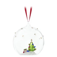 Holiday Cheers Tree and Gifts Ball Ornament by SWAROVSKI