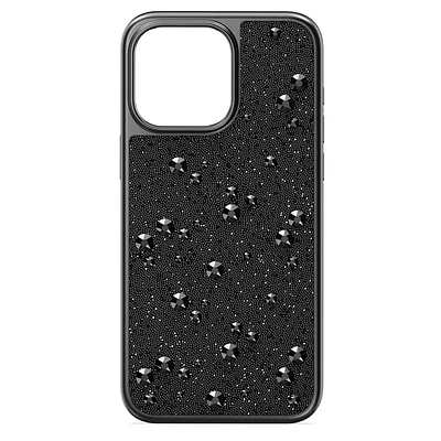 High smartphone case, iPhone® 15 Pro Max, Black by SWAROVSKI