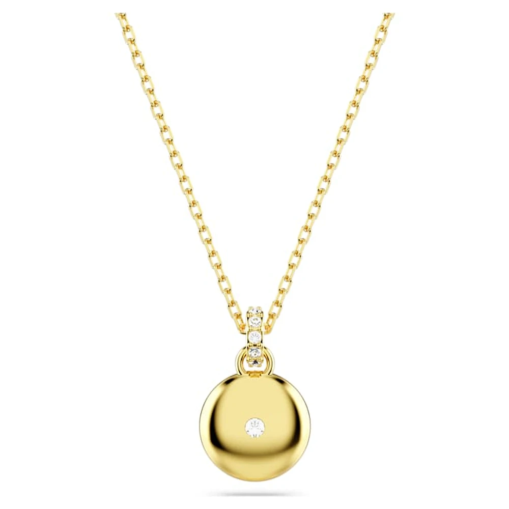 Sublima pendant, White, Gold-tone plated by SWAROVSKI