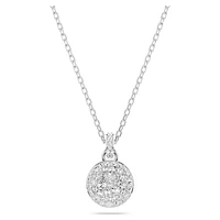 Sublima pendant, White, Rhodium plated by SWAROVSKI