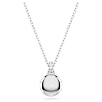 Sublima pendant, White, Rhodium plated by SWAROVSKI