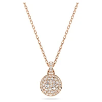 Sublima pendant, White, Rose gold-tone plated by SWAROVSKI