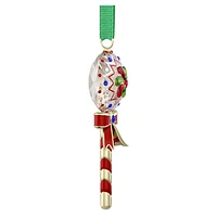 Holiday Cheers Dulcis Lollipop Ornament by SWAROVSKI