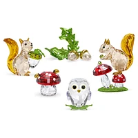 Idyllia Squirrel and Mushrooms by SWAROVSKI