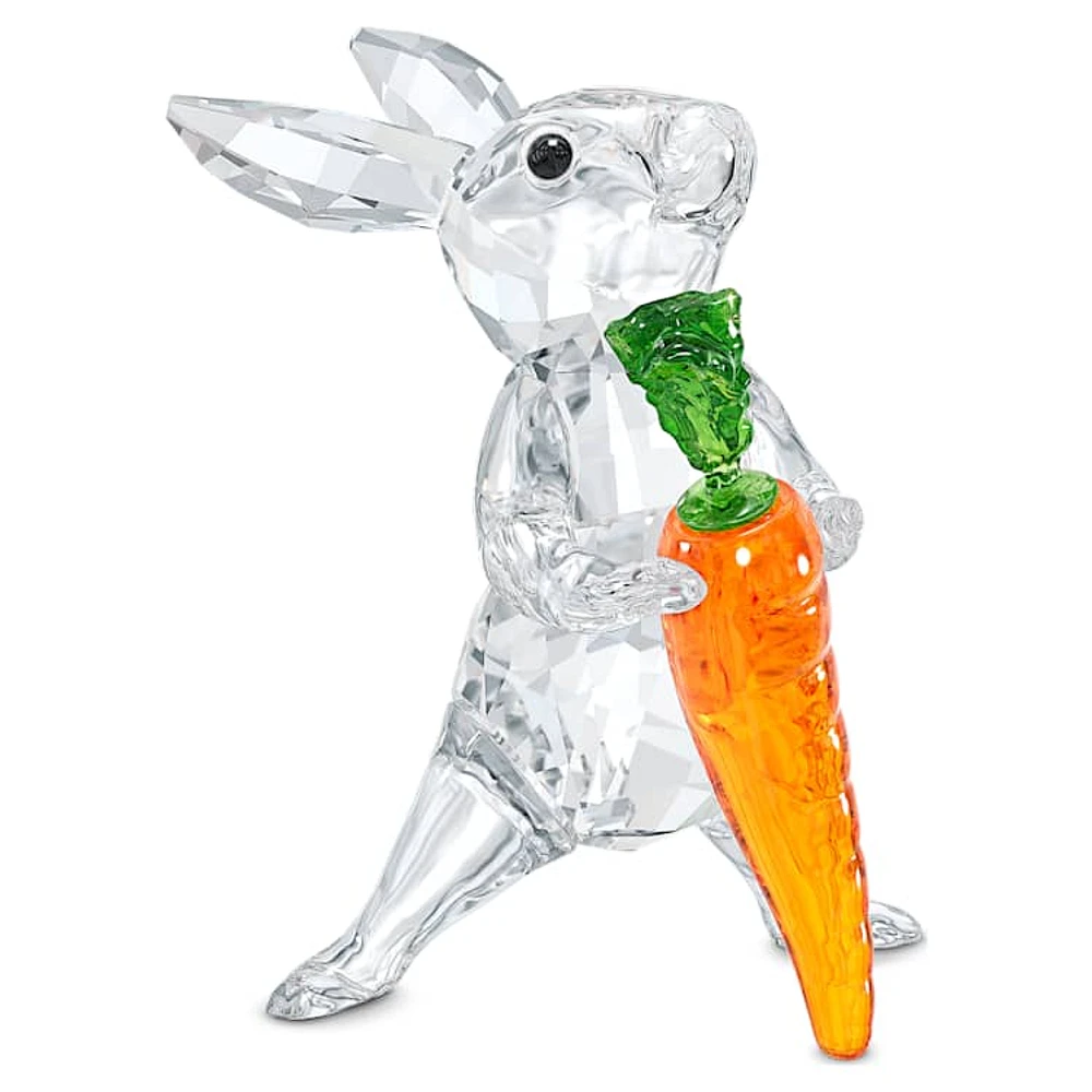 Peaceful Countryside Rabbit with Carrot by SWAROVSKI