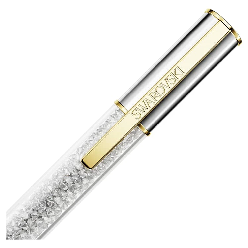 Crystalline Lustre ballpoint pen, Silver Tone, Mixed metal finish by SWAROVSKI