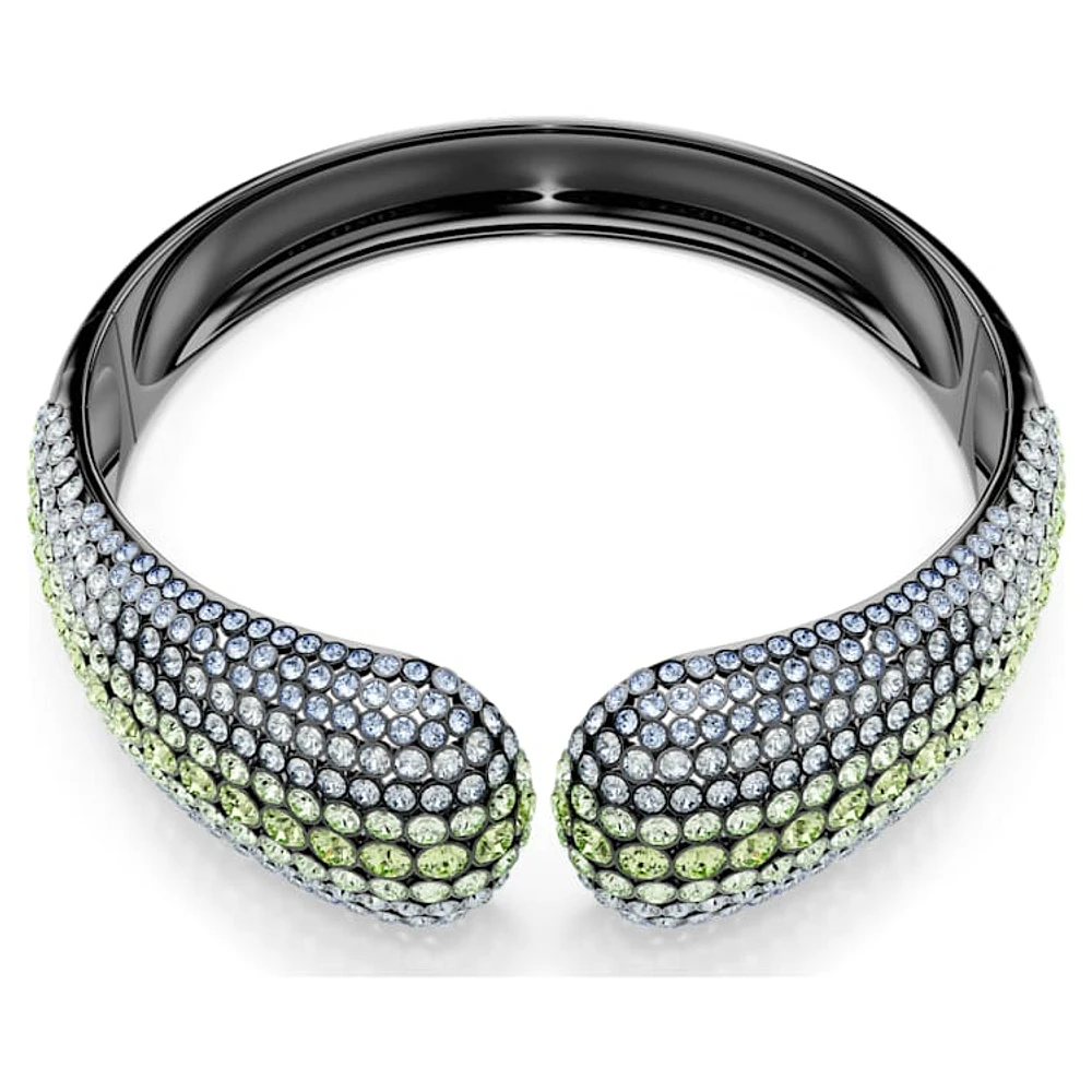 Sublima choker, Round cut, Multicoloured, Ruthenium plated by SWAROVSKI