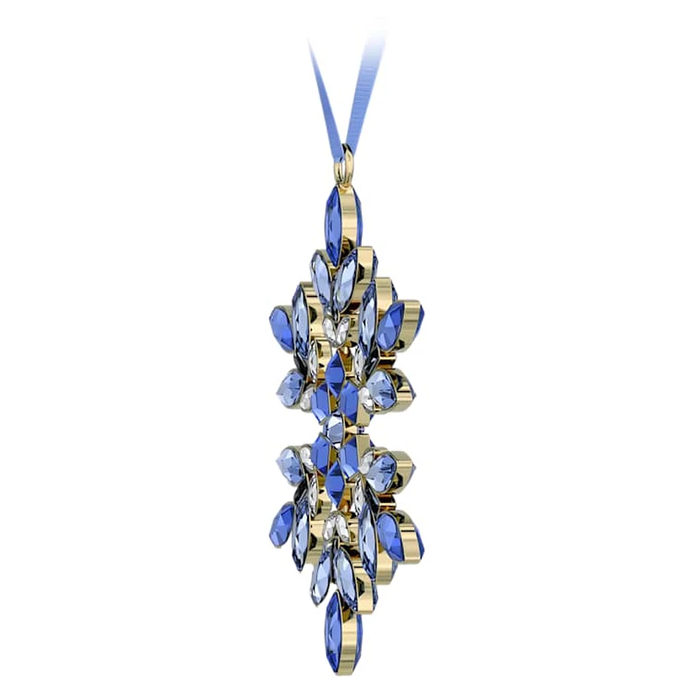 Gema Holiday Ornament, Blue by SWAROVSKI