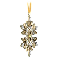 Gema Holiday Ornament, Yellow by SWAROVSKI