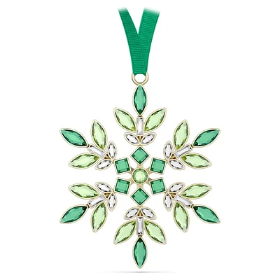 Gema Holiday Ornament, Green by SWAROVSKI