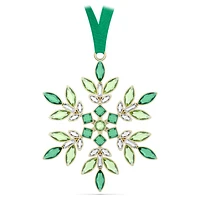 Gema Holiday Ornament, Green by SWAROVSKI