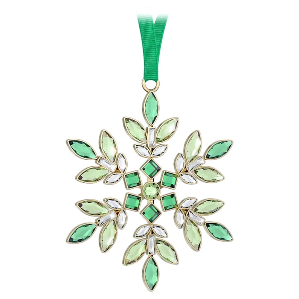 Gema Holiday Ornament, Green by SWAROVSKI