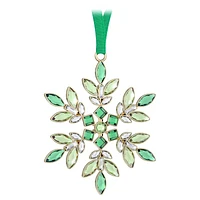 Gema Holiday Ornament, Green by SWAROVSKI