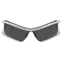 Sunglasses, Mask, Grey by SWAROVSKI