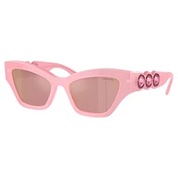 Sunglasses, Cat-Eye shape, Pink by SWAROVSKI