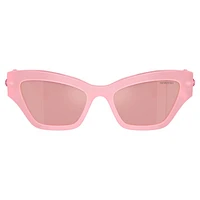 Sunglasses, Cat-Eye shape, Pink by SWAROVSKI