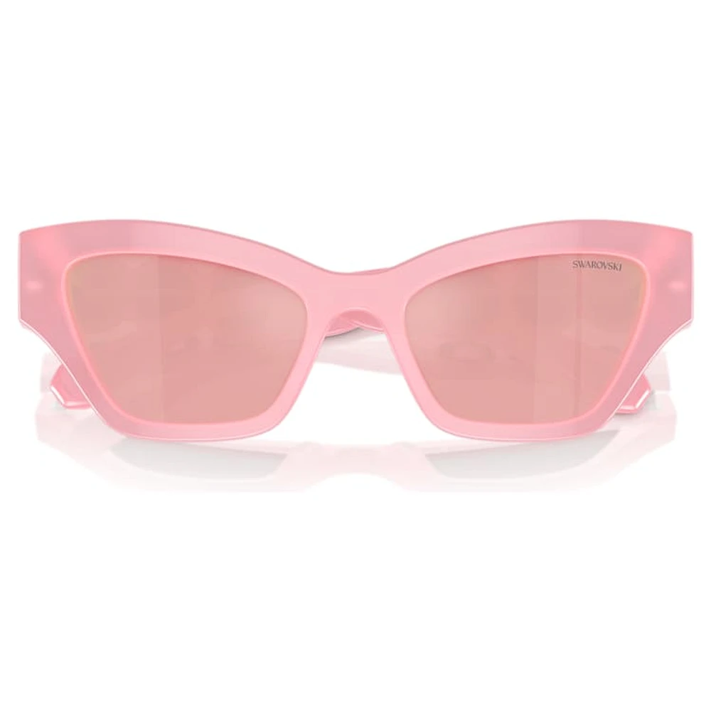 Sunglasses, Cat-Eye shape, Pink by SWAROVSKI