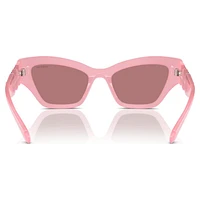 Sunglasses, Cat-Eye shape, Pink by SWAROVSKI