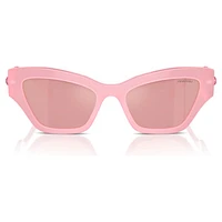 Sunglasses, Cat-Eye shape, Pink by SWAROVSKI