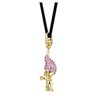 Good Luck Trolls set, Troll, Pink, Gold-tone plated by SWAROVSKI