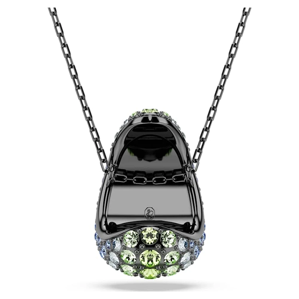 Sublima pendant, Round cut, Multicoloured, Ruthenium plated by SWAROVSKI