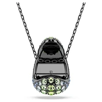 Sublima pendant, Round cut, Multicoloured, Ruthenium plated by SWAROVSKI