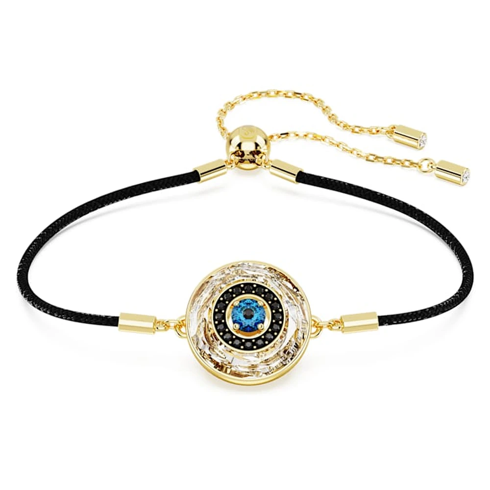 Symbolica bracelet, Evil eye, Multicoloured, Gold-tone plated by SWAROVSKI