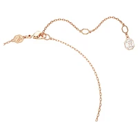 Constella pendant, Round cut, White, Rose gold-tone plated by SWAROVSKI