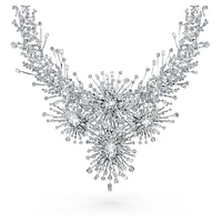 Galaxy necklace, Lab-grown diamonds 156.62 ct tw, Mixed cuts, 18K white gold by SWAROVSKI