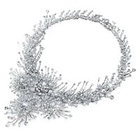 Galaxy necklace, Lab-grown diamonds 156.62 ct tw, Mixed cuts, 18K white gold by SWAROVSKI