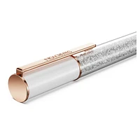 Crystalline Lustre ballpoint pen, White, Rose gold-tone plated by SWAROVSKI