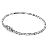 Eternity Tennis bracelet, Lab-grown diamonds ct tw, Round cut