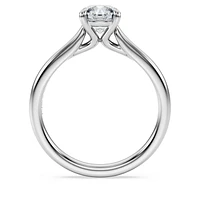 Eternity solitaire ring, Lab-grown diamonds 1 ct tw, Round cut, 14K white gold by SWAROVSKI