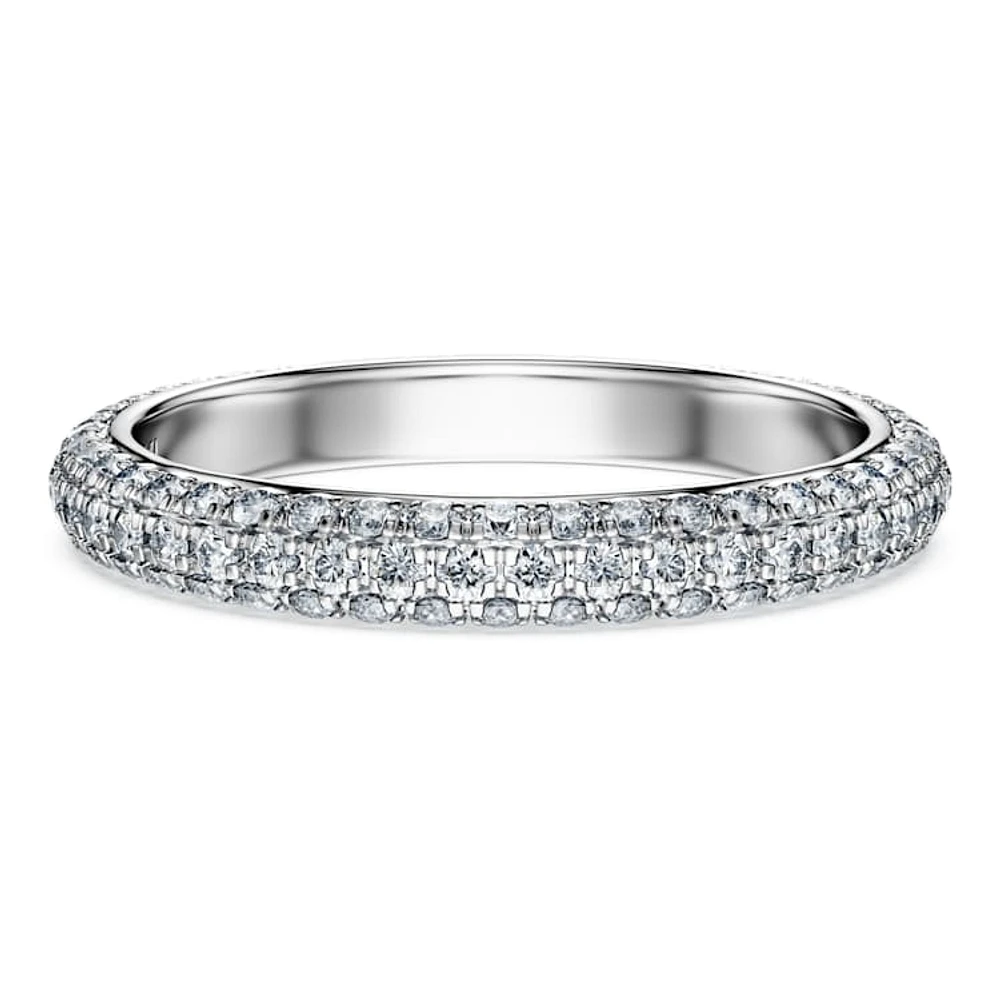 Eternity band ring, Lab-grown diamonds 0.75 ct tw, Round cut, 14K white gold by SWAROVSKI