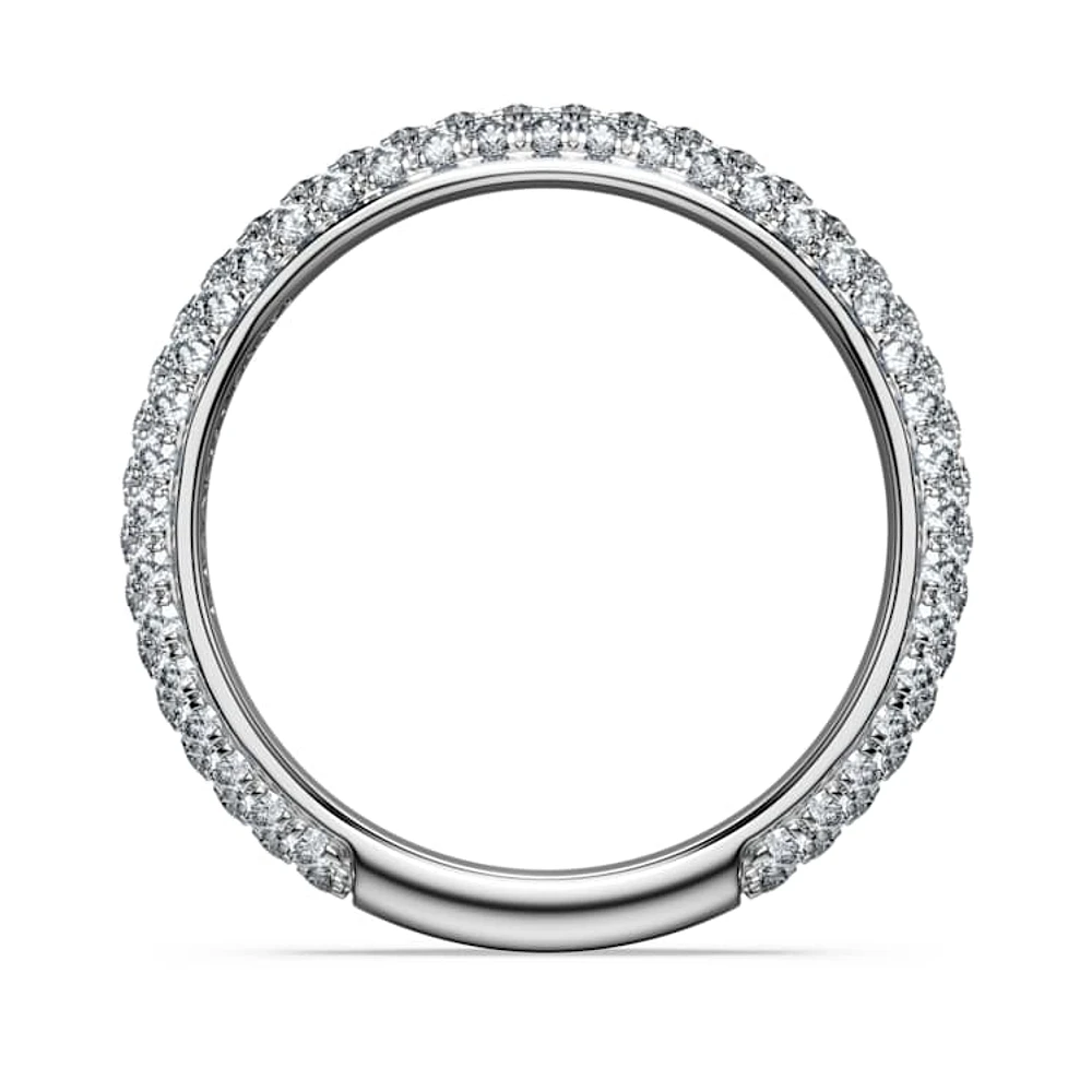 Eternity band ring, Lab-grown diamonds 0.75 ct tw, Round cut, 14K white gold by SWAROVSKI