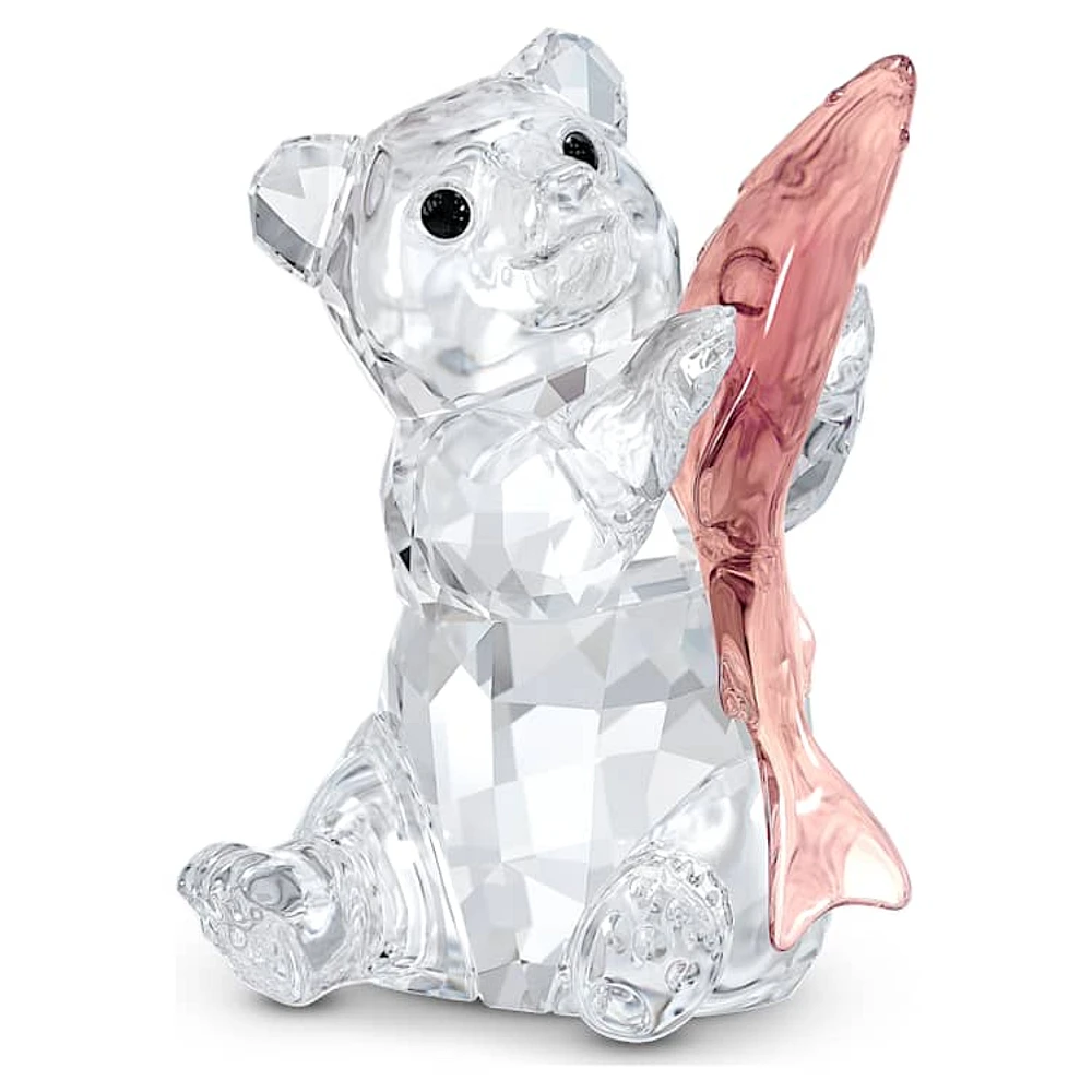 Rare Encounters Bear With Fish by SWAROVSKI