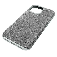 High smartphone case, iPhone® 16 Pro Max, Silver Tone by SWAROVSKI