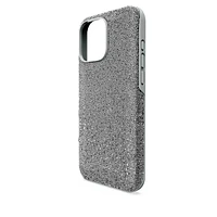 High smartphone case, iPhone® 16 Pro Max, Silver Tone by SWAROVSKI