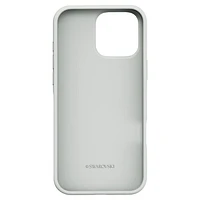 High smartphone case, iPhone® 16 Pro Max, Silver Tone by SWAROVSKI