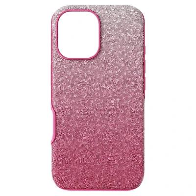 High smartphone case, Colour gradient, iPhone® 16, Pink by SWAROVSKI