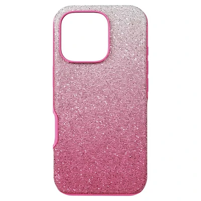 High smartphone case, Colour gradient, iPhone® 16 Pro, Pink by SWAROVSKI