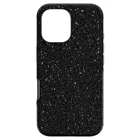 High smartphone case, iPhone® 16, Black by SWAROVSKI