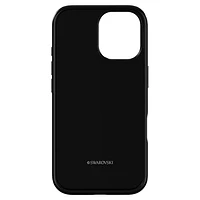 High smartphone case, iPhone® 16, Black by SWAROVSKI