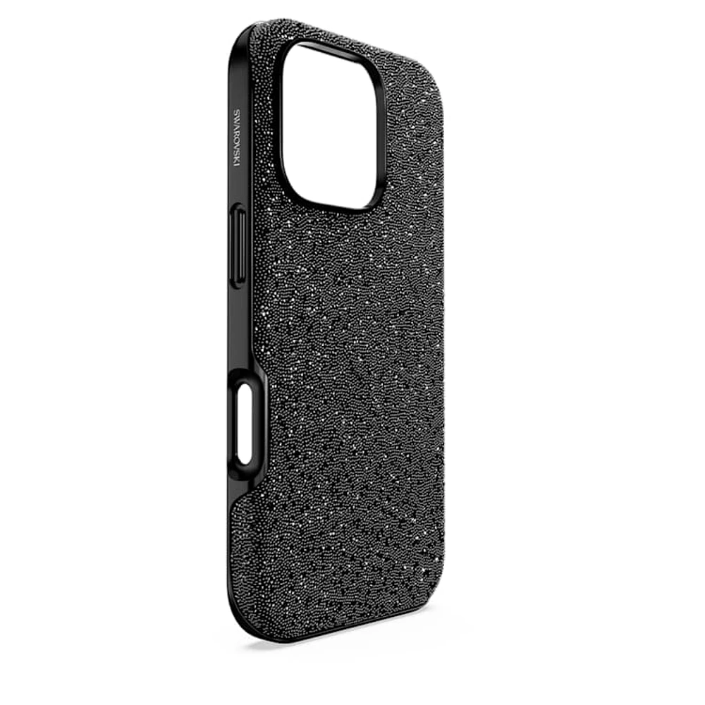 High smartphone case, iPhone® 16 Pro, Black by SWAROVSKI