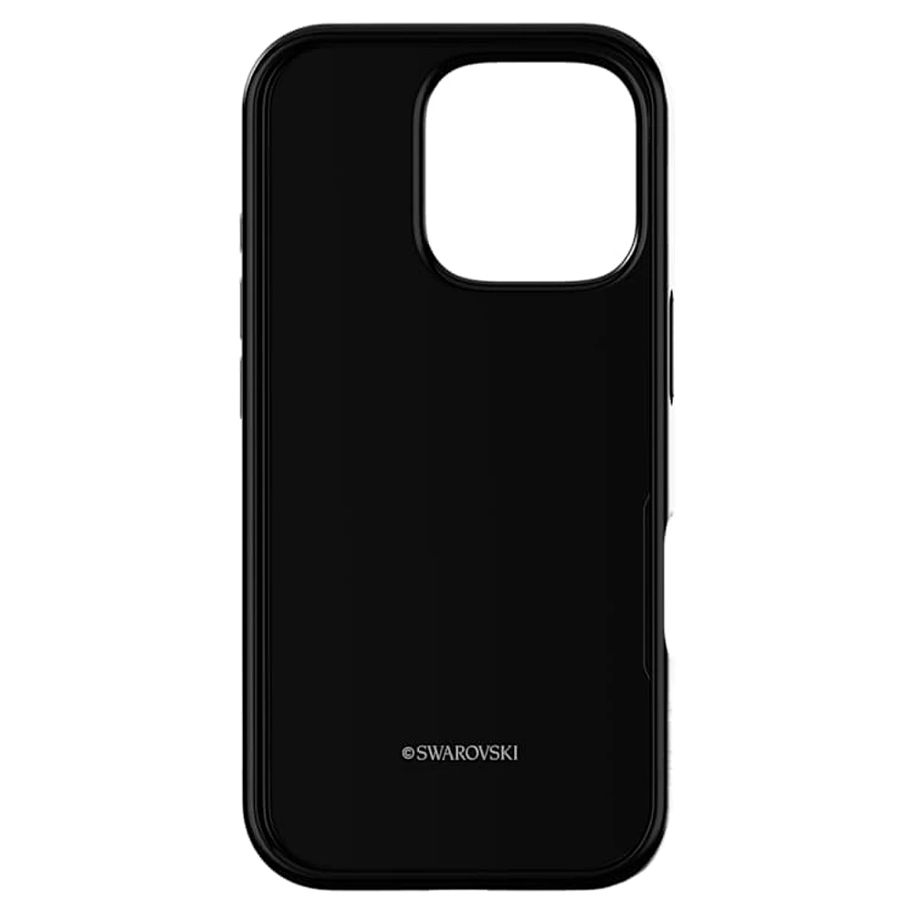 High smartphone case, iPhone® 16 Pro, Black by SWAROVSKI