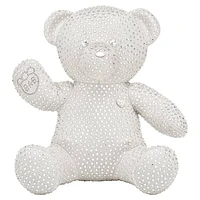 Build-A-Bear collectible, Limited Edition, Fully encrusted featuring Swarovski® crystals, Teddy bear, Grey by SWAROVSKI