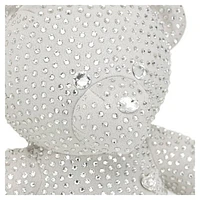 Build-A-Bear collectible, Limited Edition, Fully encrusted featuring Swarovski® crystals, Teddy bear, Grey by SWAROVSKI