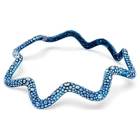 Sublima choker, Mixed cuts, Blue, Blue finish by SWAROVSKI