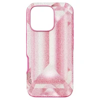 High smartphone case, Crystal print motif, iPhone® 16 Pro, Pink by SWAROVSKI